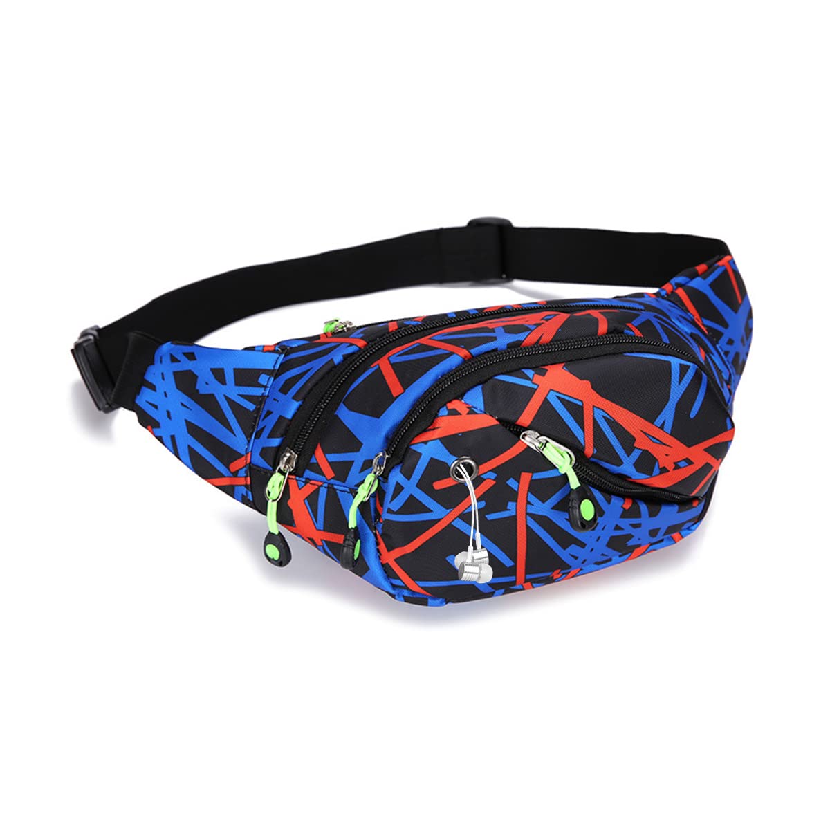 GUSTAVE Waist Bags for Men Women, Stylish Waterproof Chest Bag with Adjustable Strap Sport Fanny Bag Bumbag for Hiking Travel Camping Running Sports Outdoors GUSTAVE Waist Bags for Men Women, Stylish Waterproof Chest Bag with Adjustable Strap Sport Fanny Bag Bumbag for Hiking Travel Camping Running Sports Outdoors